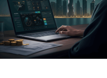 Trader analyzing forex charts on the best online trading platform in UAE